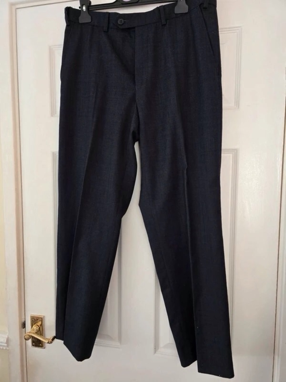 Dark Navy Tailored Dress Pants